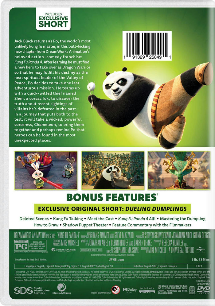 Kung Fu Panda 4 [DVD]