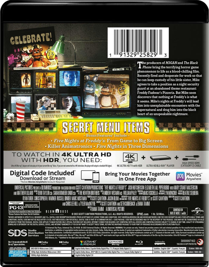 Five Nights at Freddy's (4K Ultra HD + Blu-ray) [UHD]