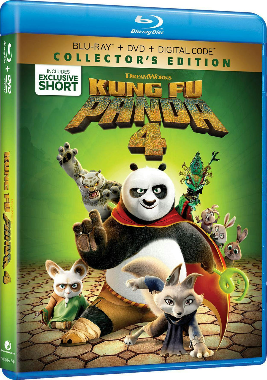Kung Fu Panda 4 (Blu-ray + DVD + Digital) [Blu-ray]
