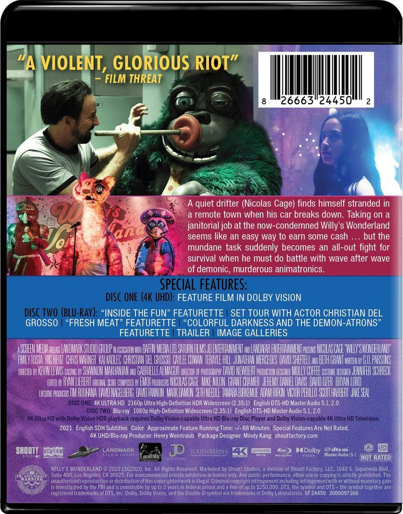 Willy's Wonderland - Collector's Edition [UHD]