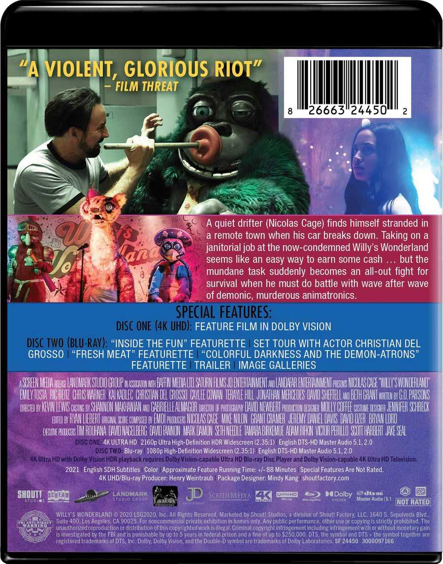 Willy's Wonderland - Collector's Edition [UHD]