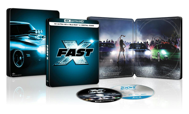 Fast X - Glow-in-the-Dark Limited Edition Steelbook (4K Ultra HD + Blu-ray + Digital) [UHD]