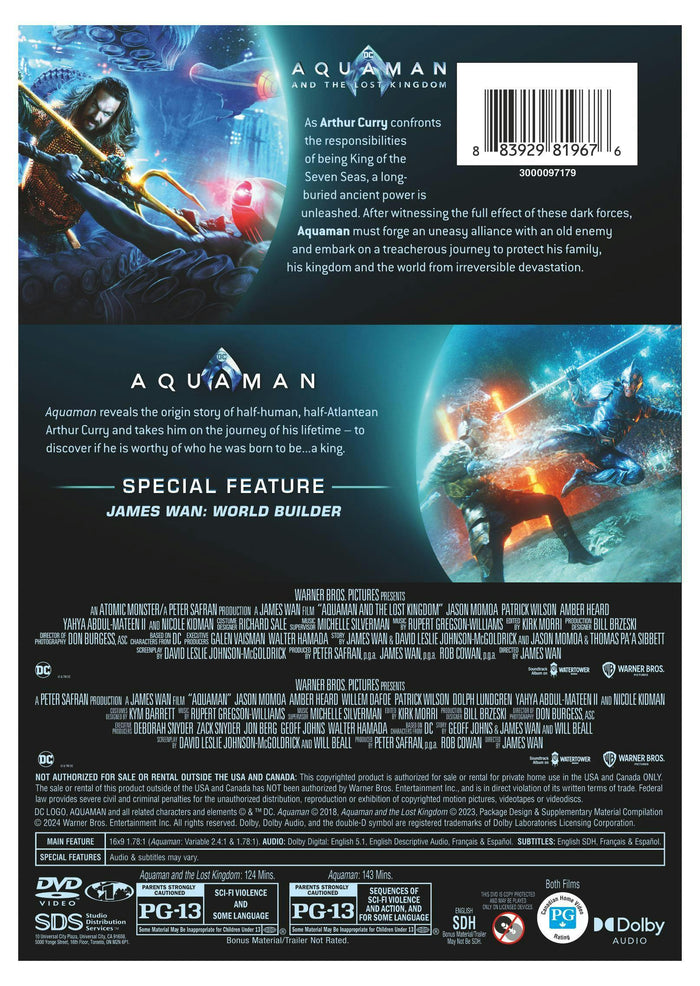 Aquaman 2-Film Collection [DVD]