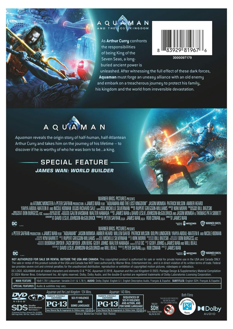 Aquaman 2-Film Collection [DVD]