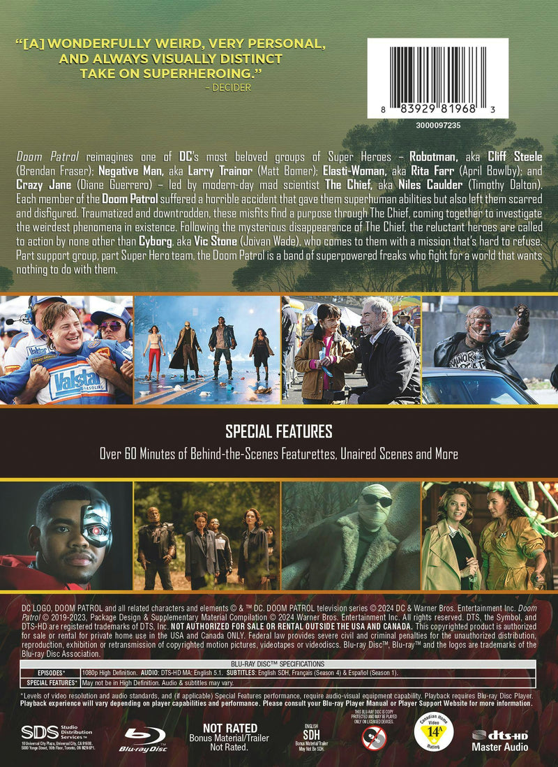 Doom Patrol: The Complete Series [Blu-ray]