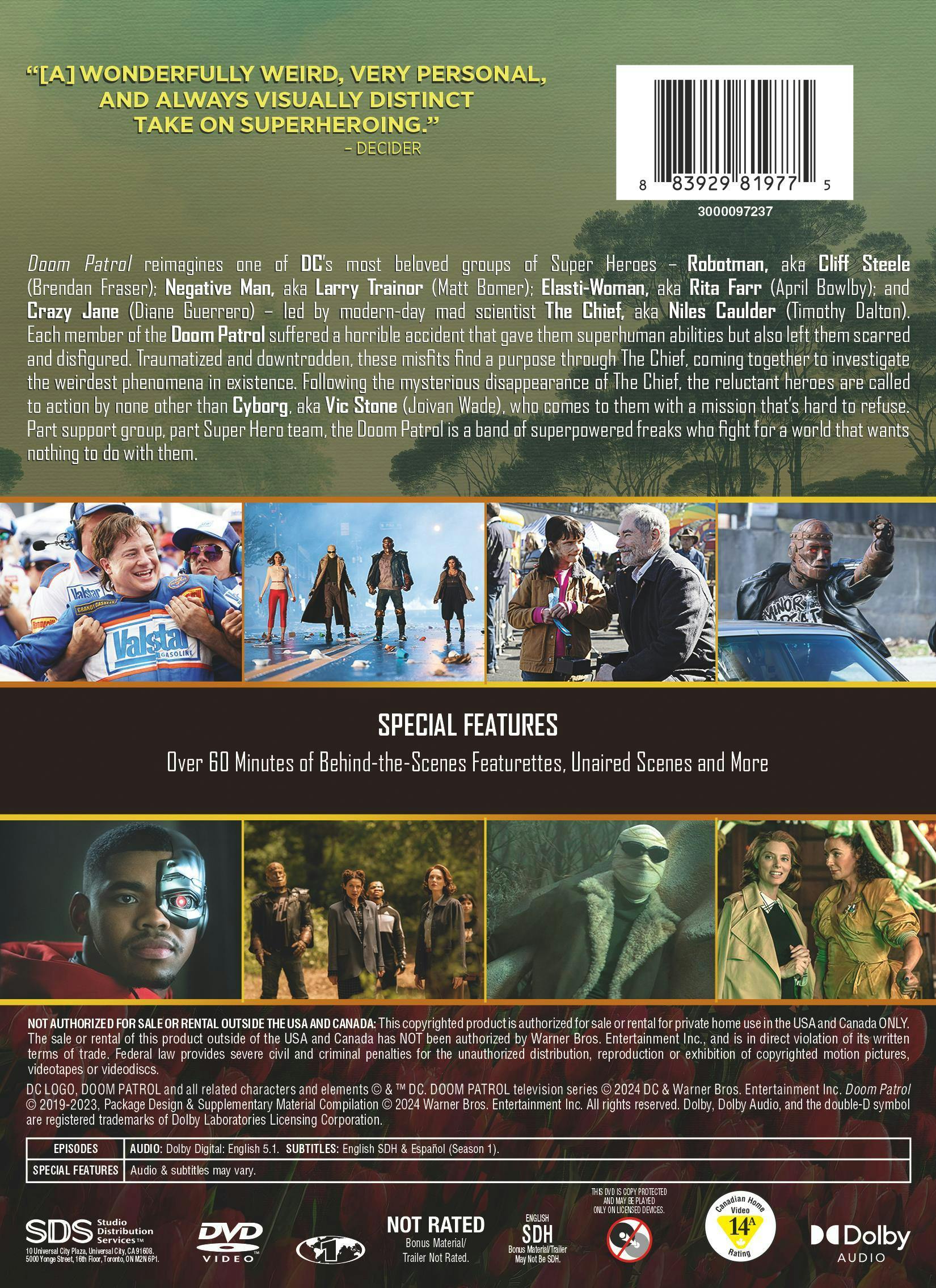 Doom Patrol: The Complete Series [DVD] – GRUV Entertainment