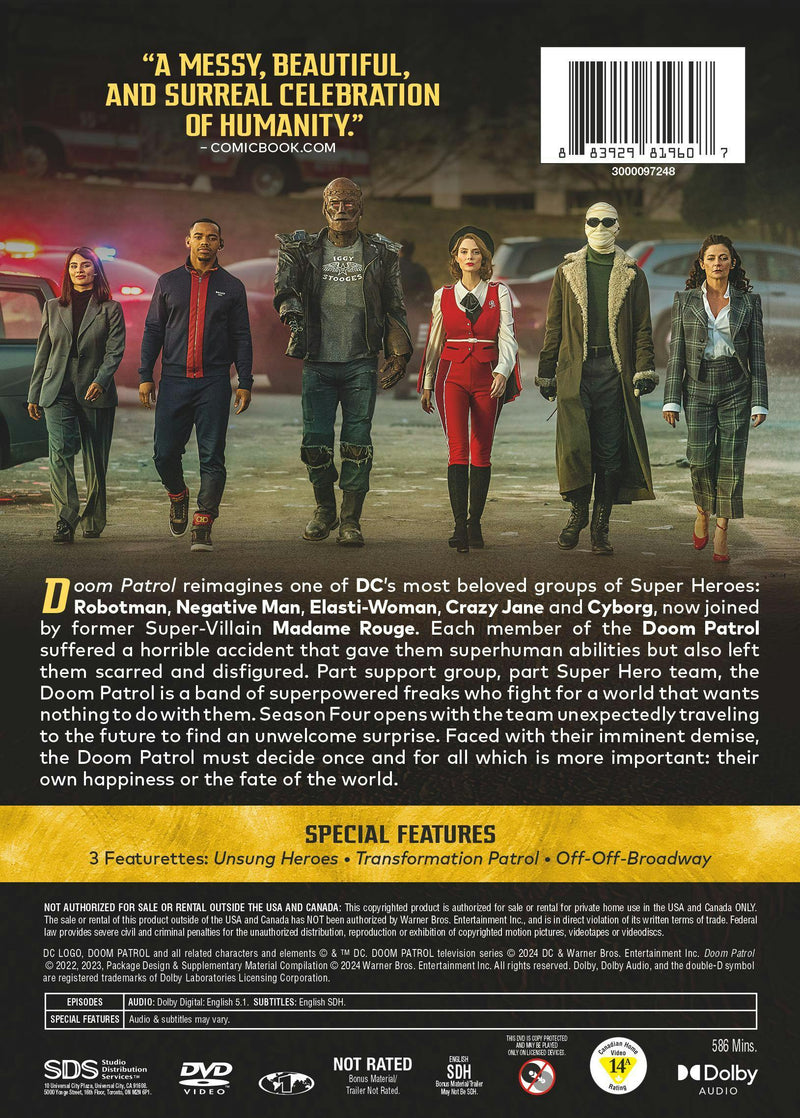 Doom Patrol: The Complete Fourth Season [DVD]