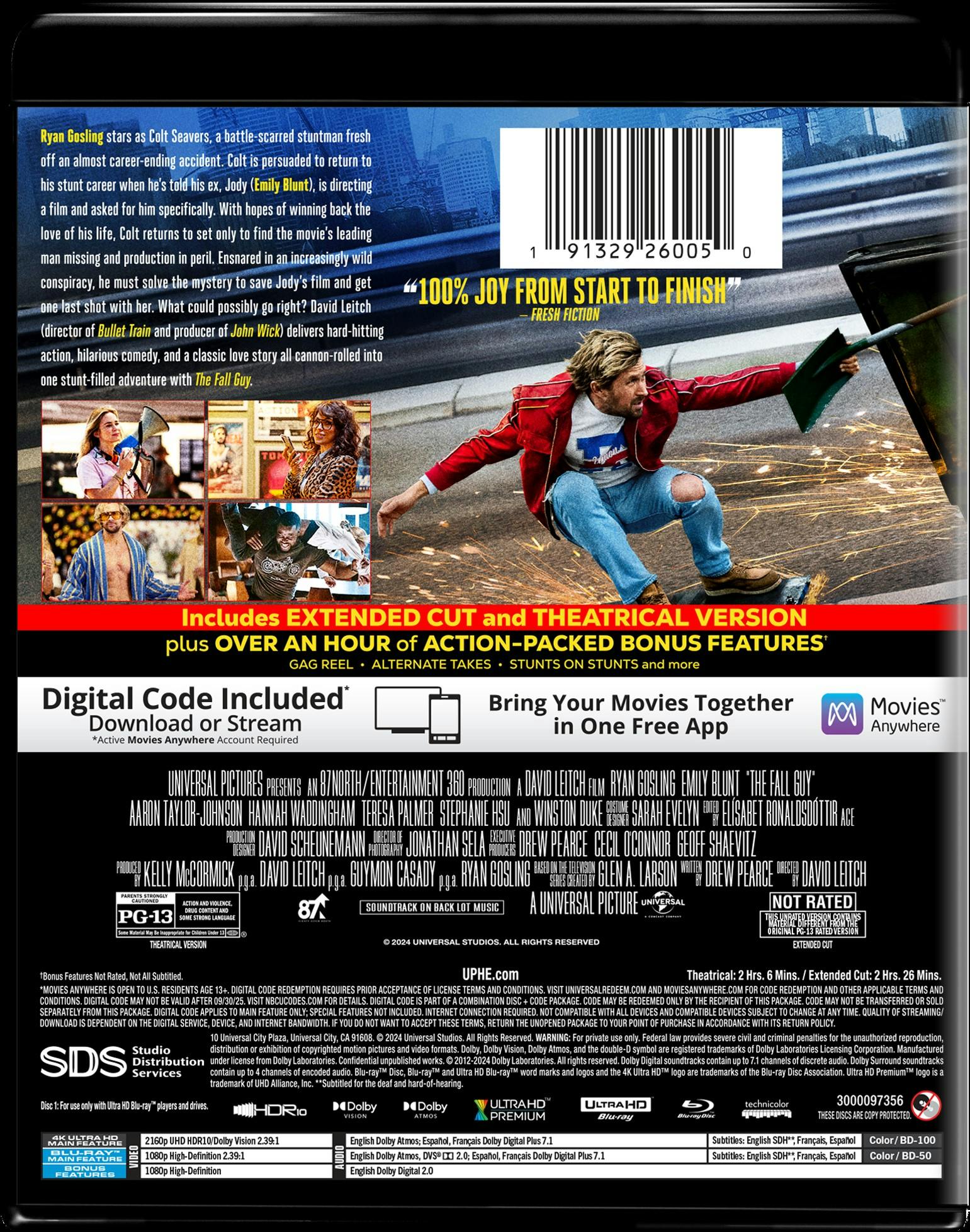 The Fall Guy (4K Ultra HD) [UHD] – GRUV Entertainment