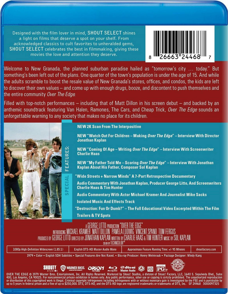Over The Edge [Blu-ray]
