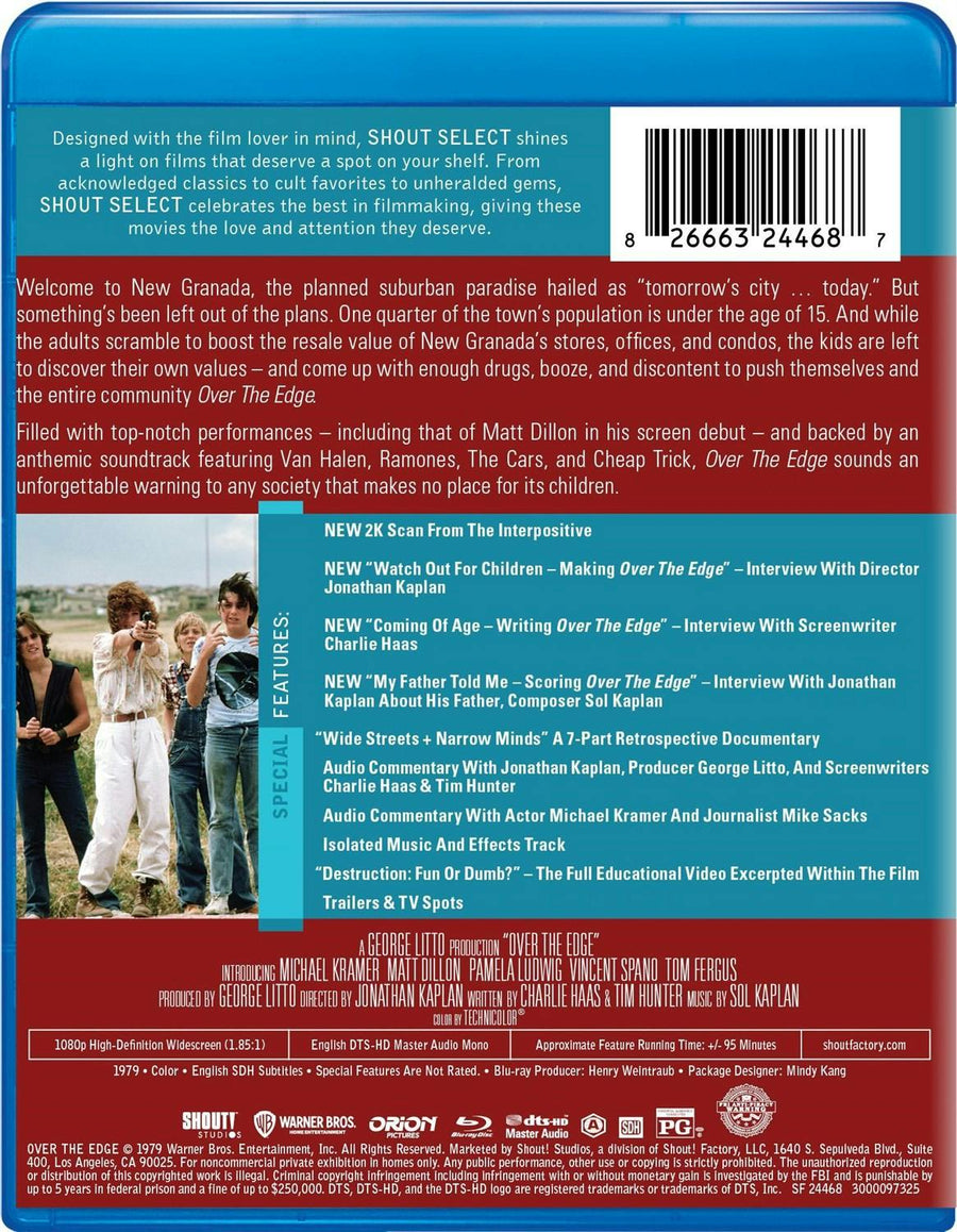 Over The Edge [Blu-ray]