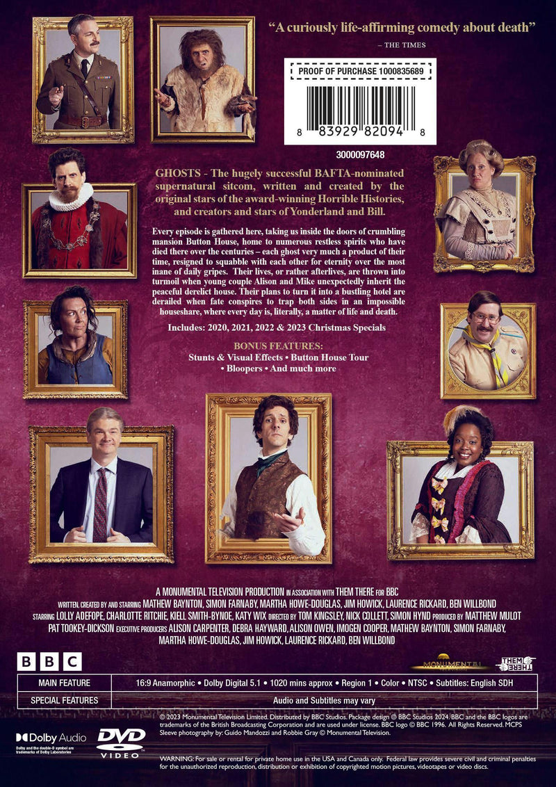 Ghosts: Series 1-5 [DVD]
