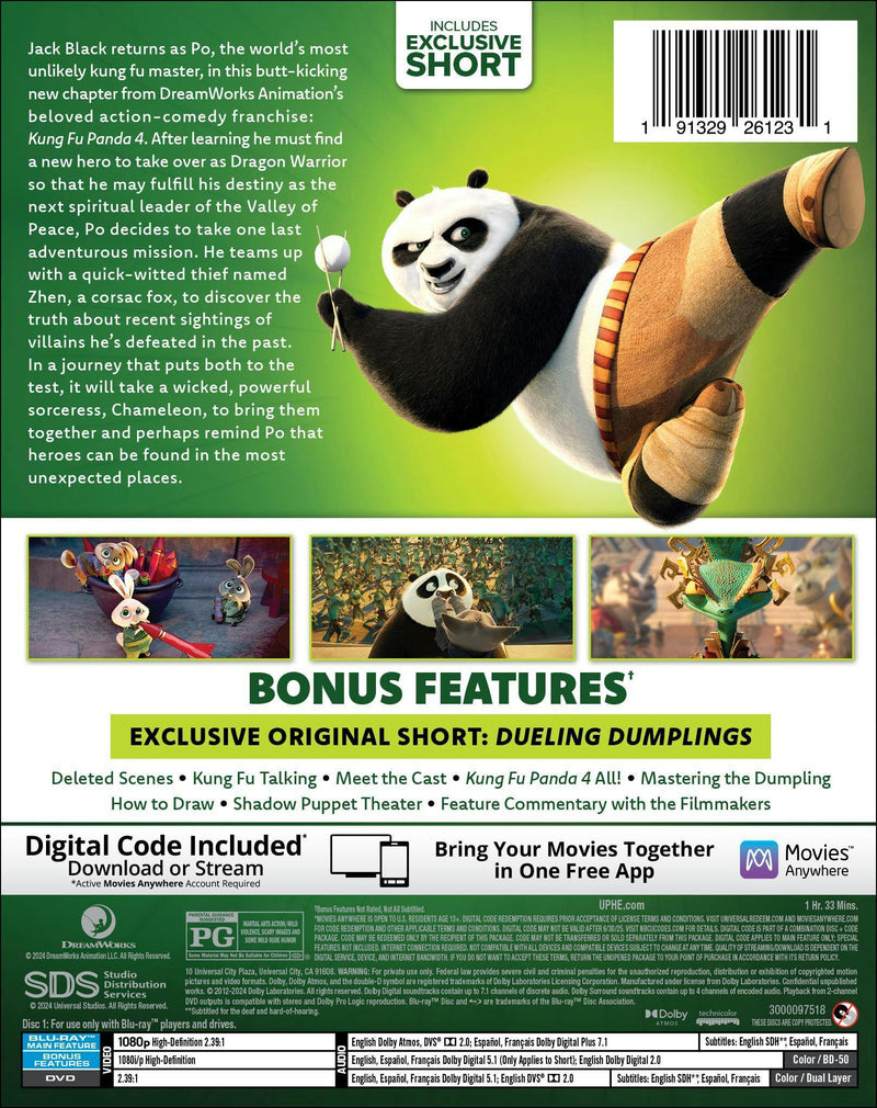Kung Fu Panda 4 - Limited Collector's Edition [Blu-ray]