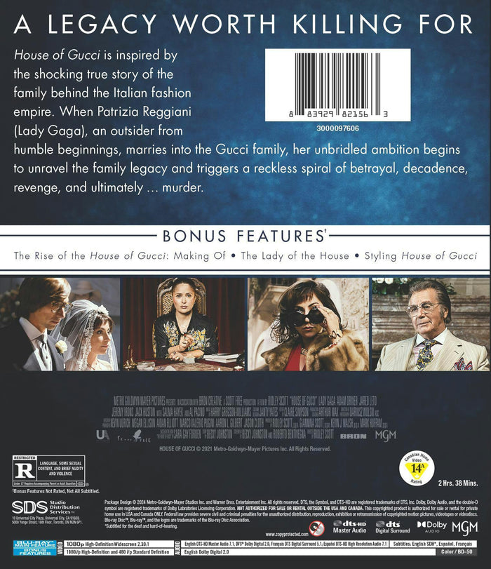House of Gucci [Blu-ray]