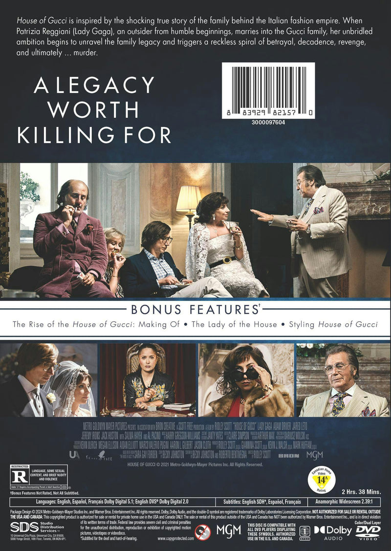 House of Gucci [DVD]