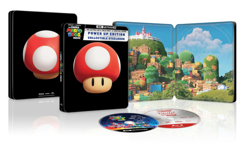 The Super Mario Bros. - Power Up Edition Steelbook (4K Ultra HD + Blu-ray + Digital) [UHD]