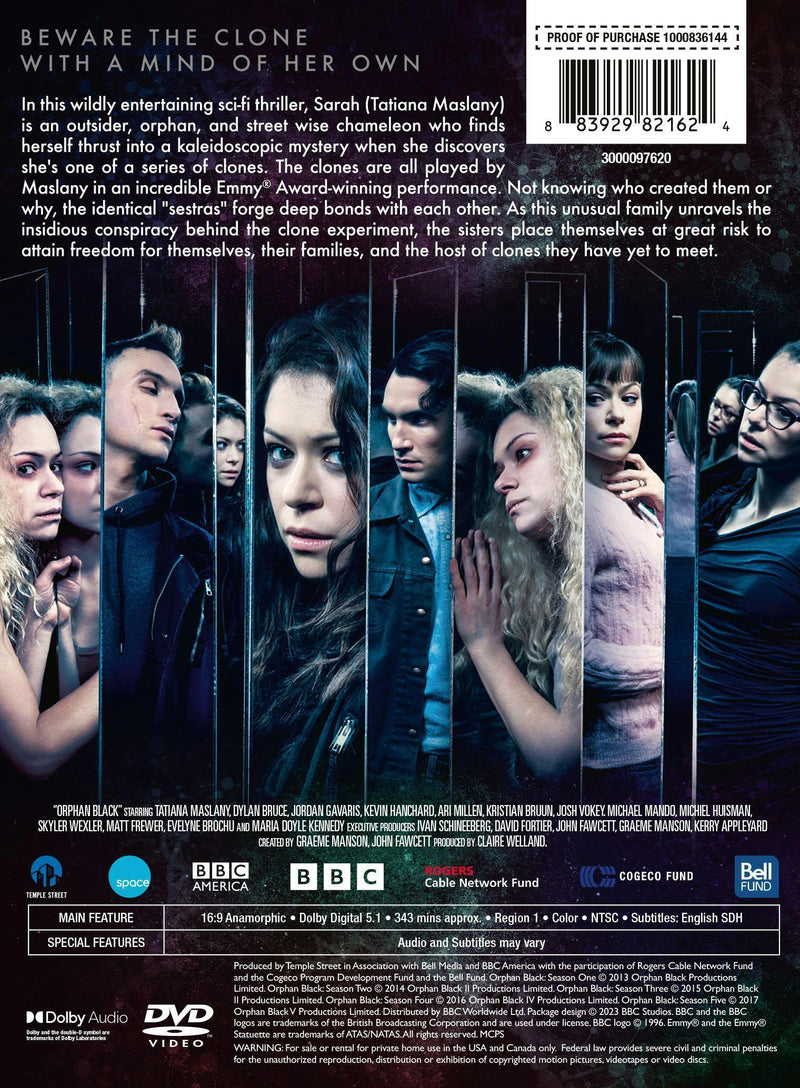 Orphan Black Complete Series [DVD]