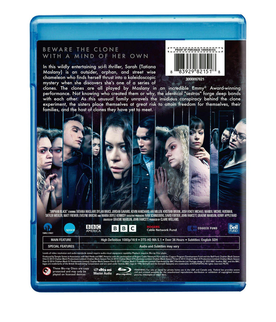 Orphan Black Complete Series [Blu-ray]