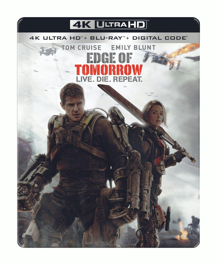 Live Die Repeat: Edge of Tomorrow - Steelbook (4K Ultra HD + Blu-ray + Digital) [UHD]