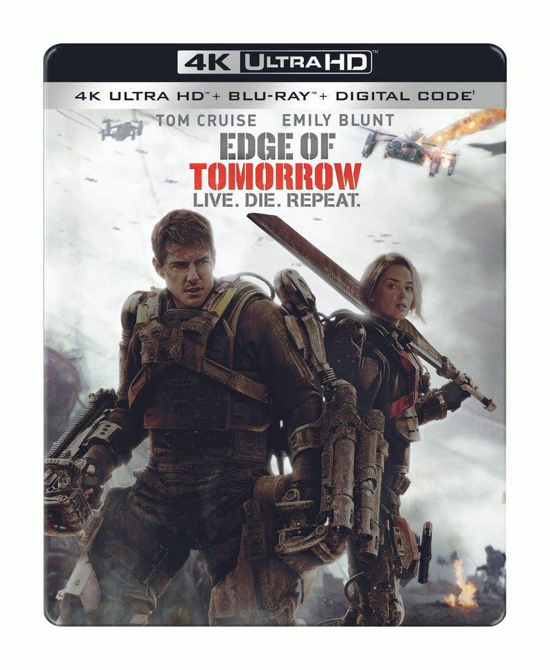 Live Die Repeat: Edge of Tomorrow - Steelbook (4K Ultra HD + Blu-ray + Digital) [UHD]