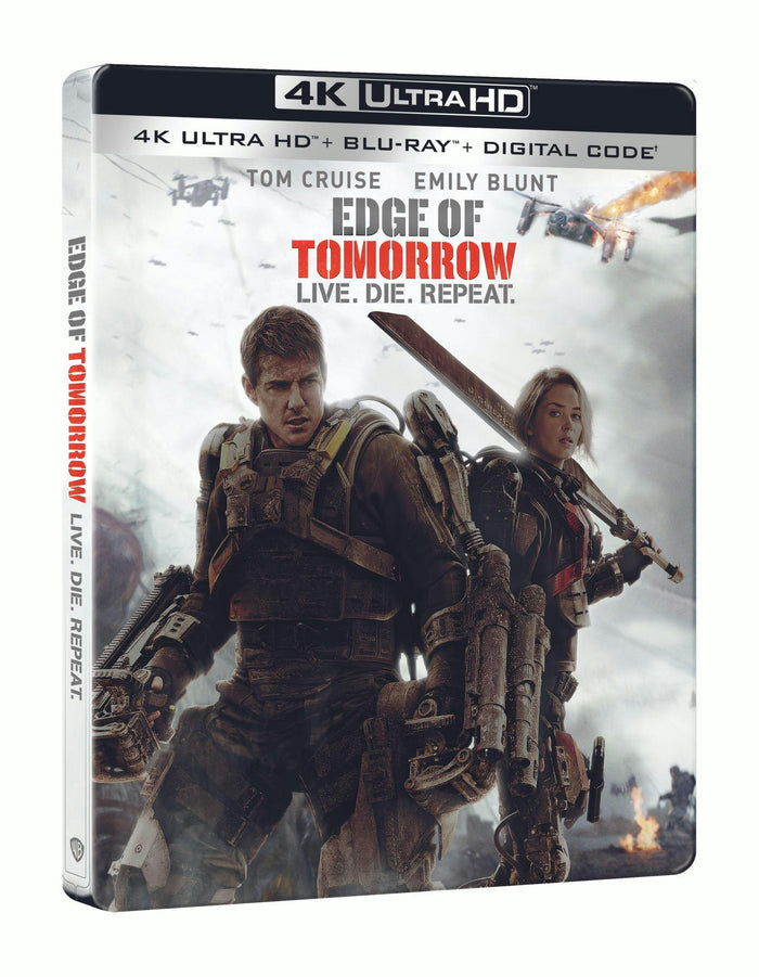 Live Die Repeat: Edge of Tomorrow - Steelbook (4K Ultra HD + Blu-ray + Digital) [UHD]