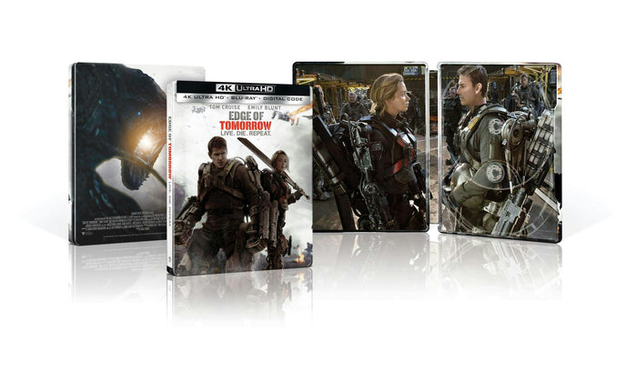 Live Die Repeat: Edge of Tomorrow - Steelbook (4K Ultra HD + Blu-ray + Digital) [UHD]