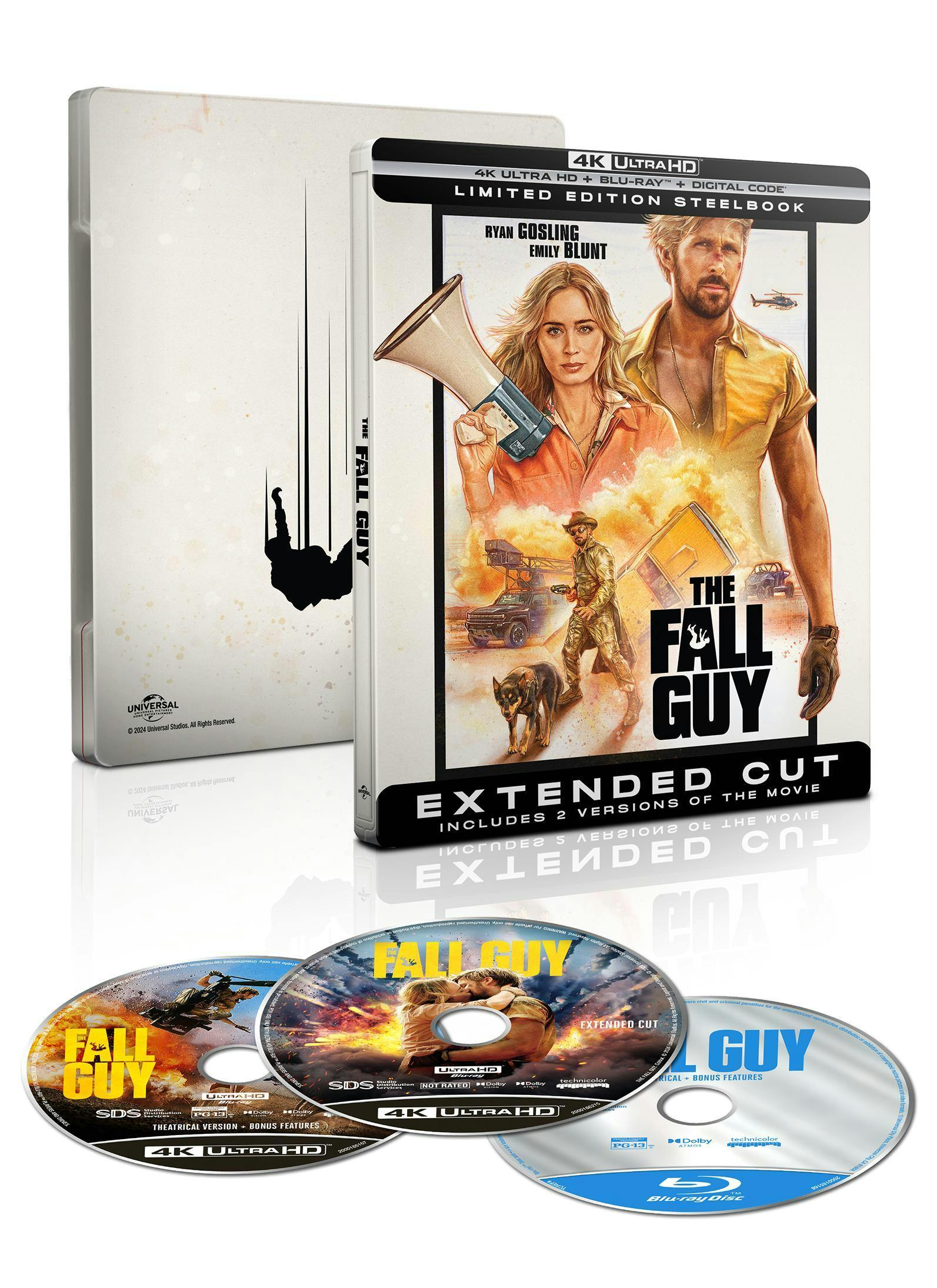 The Fall Guy (2024) - Limited Edition Steelbook (4K Ultra HD The Fall Guy (2024) - Limited Edition Steelbook (4K Ultra HD