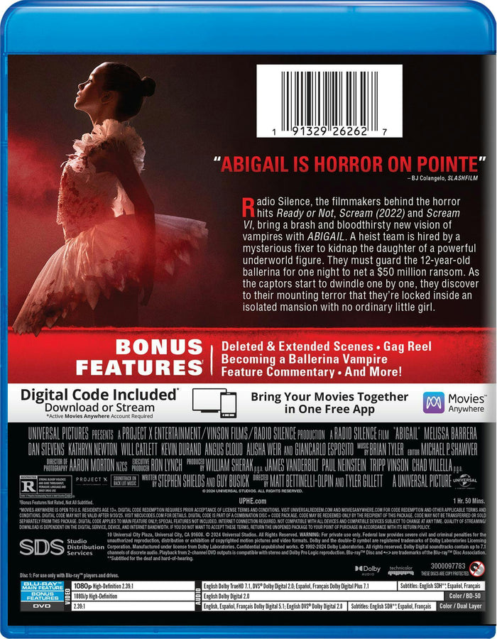 Abigail (with DVD) [Blu-ray]
