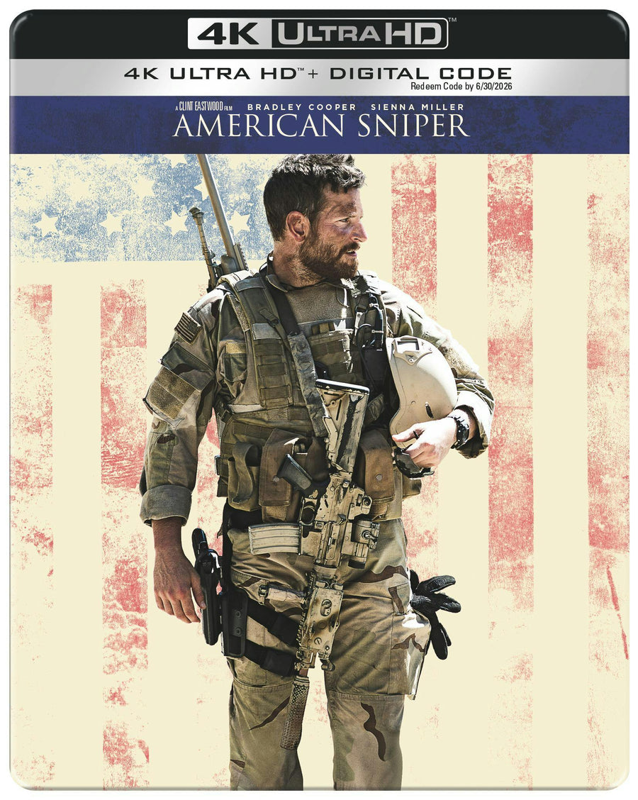 American Sniper (Limited Edition 4K Steelbook) (4K Ultra HD Steelbook + Digital) [UHD]