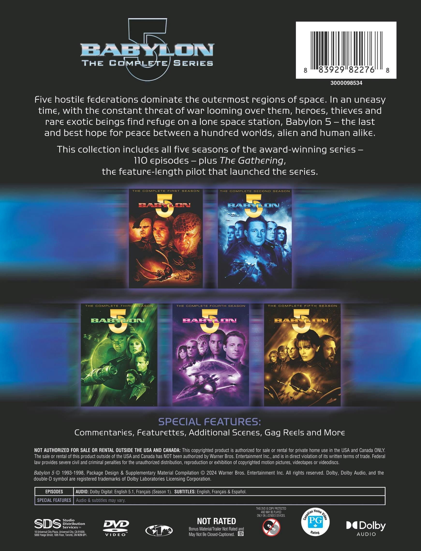 Babylon 5: The Complete Series [DVD] – GRUV Entertainment