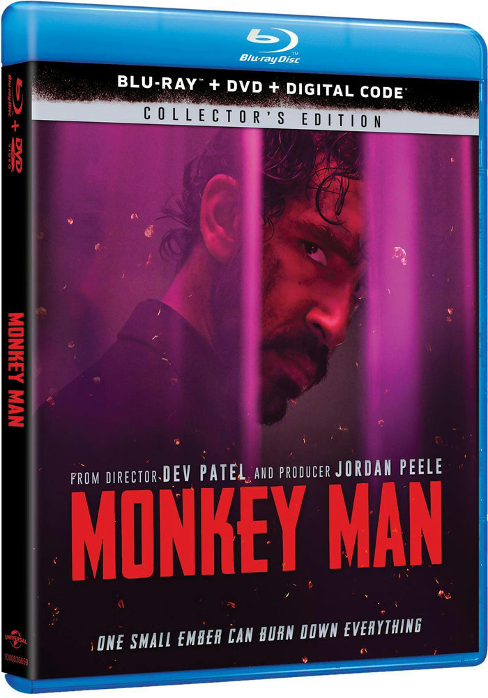 Monkey Man - Collector's Edition Blu-ray + DVD + Digital (with DVD) [Blu-ray]