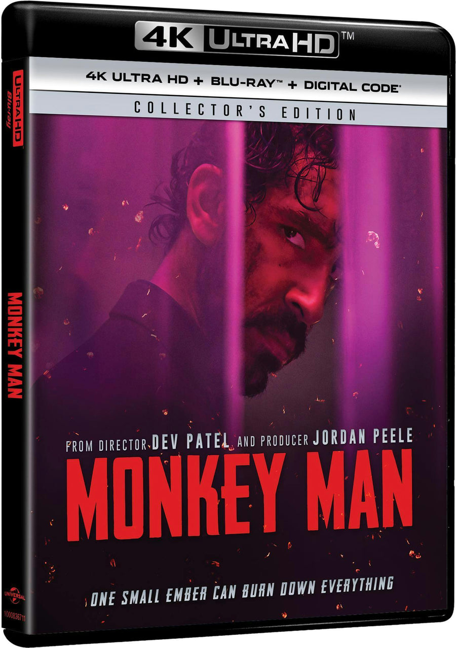 Monkey Man - Collector's Edition 4K Ultra HD + Blu-ray + Digital (4K Ultra HD + Blu-ray) [UHD]