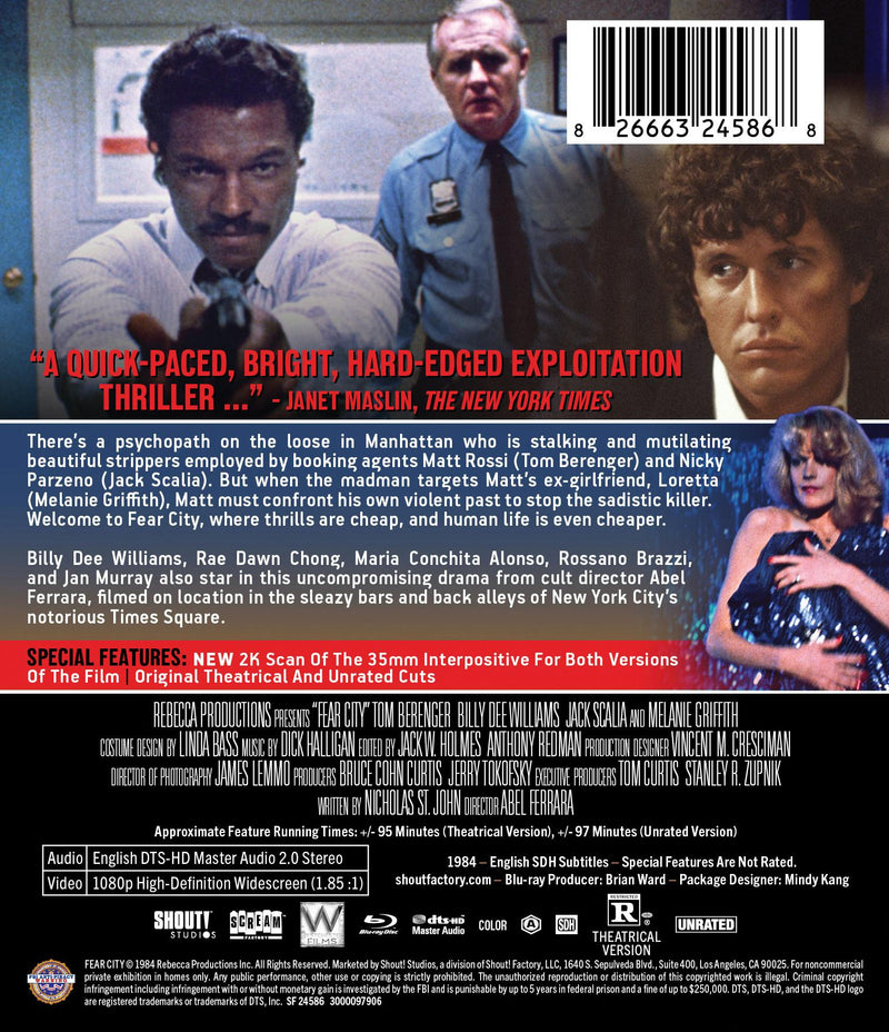 Fear City [Blu-ray]