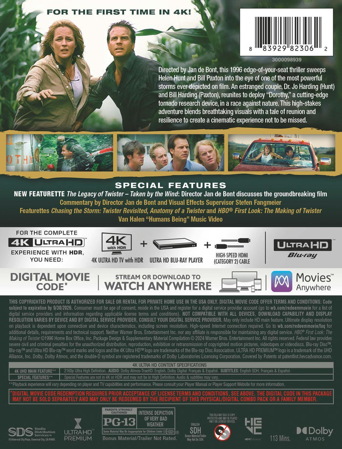 Twister (Limited Edition 4K UHD Steelbook) [UHD]