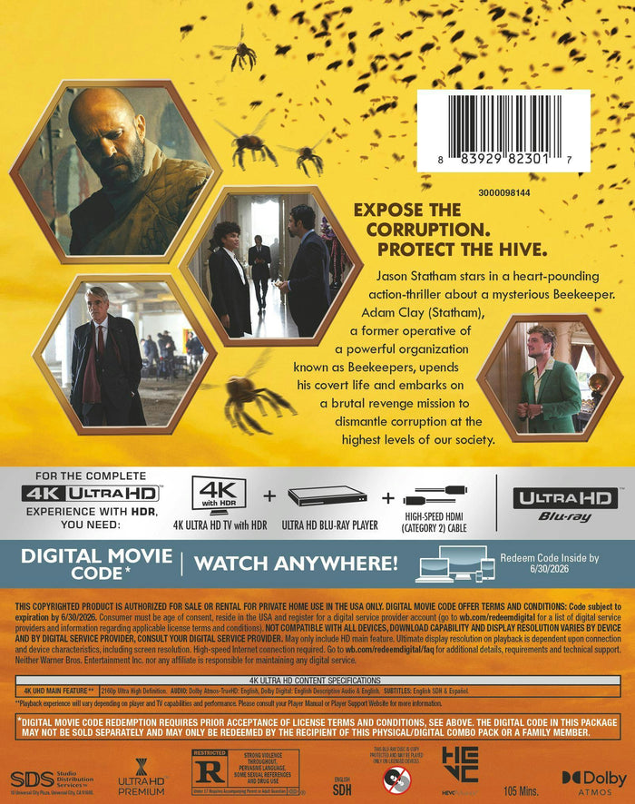 The Beekeeper (4K Ultra HD) [UHD]