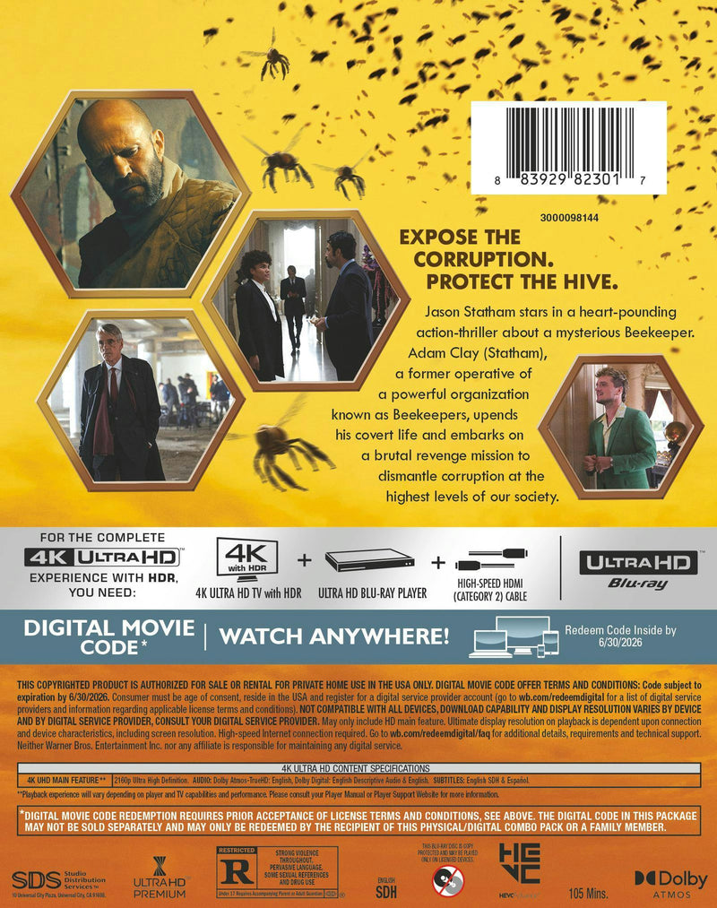 The Beekeeper (4K Ultra HD) [UHD]