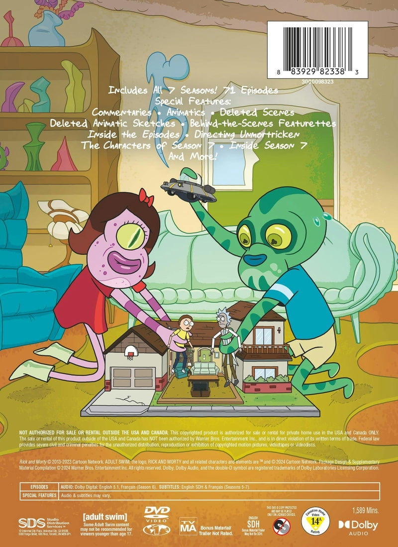Rick and Morty: The Complete Seasons 1-7 [DVD]