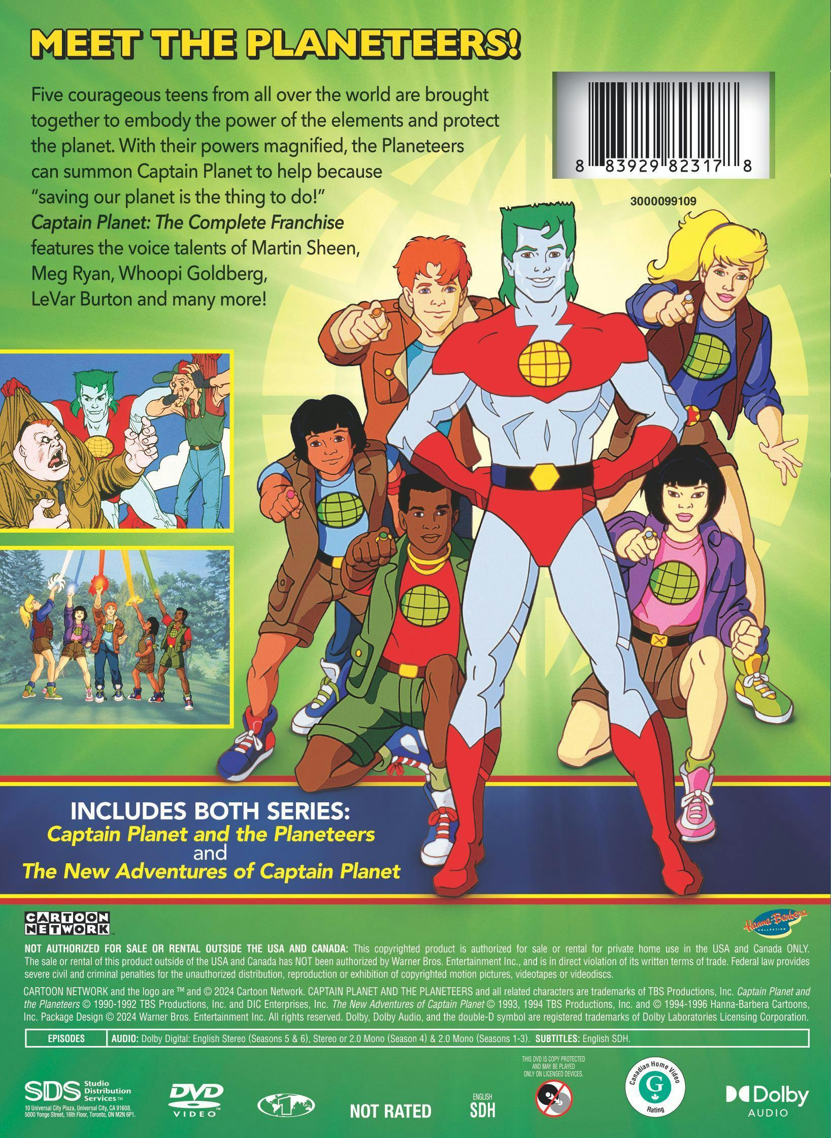 Captain Planet: The Complete Franchise [DVD] – GRUV Entertainment