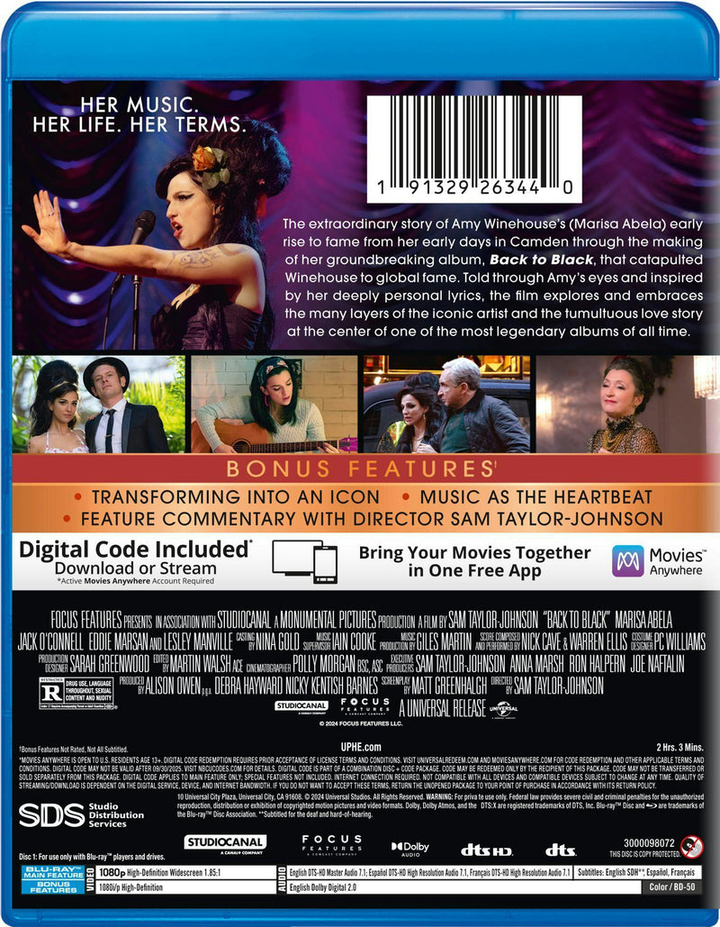 Back to Black - Collector's Edition Blu-ray + Digital [Blu-ray]