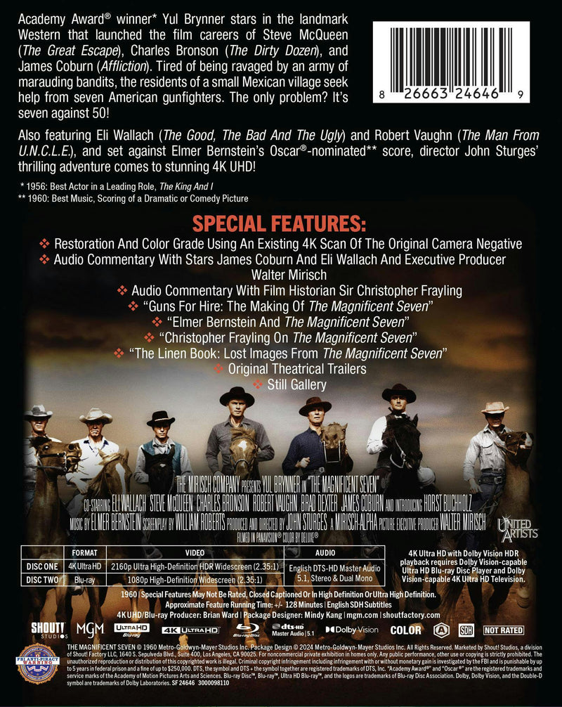 The Magnificent Seven [Limited Edition Steelbook] [UHD]