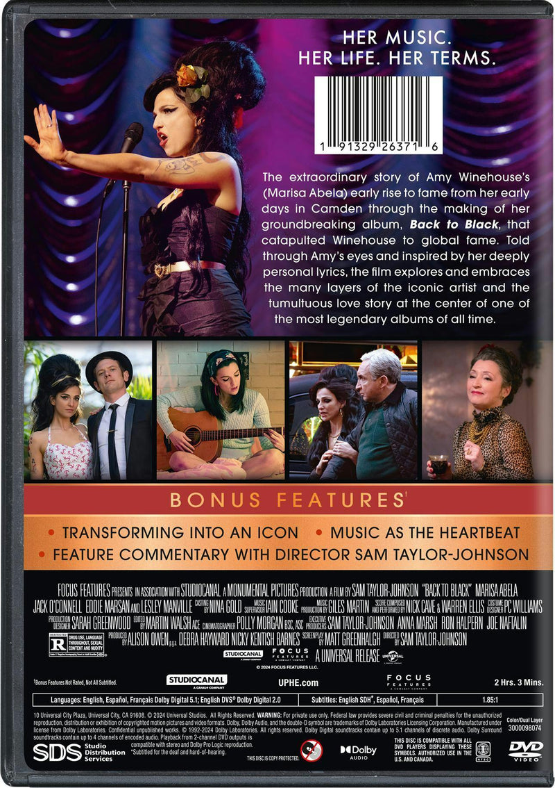 Back to Black [DVD]