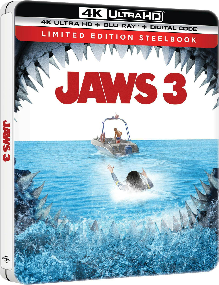 Jaws 3 Limited Edition 4K Steelbook (4K UHD + Blu-ray + Digital Code) [UHD]