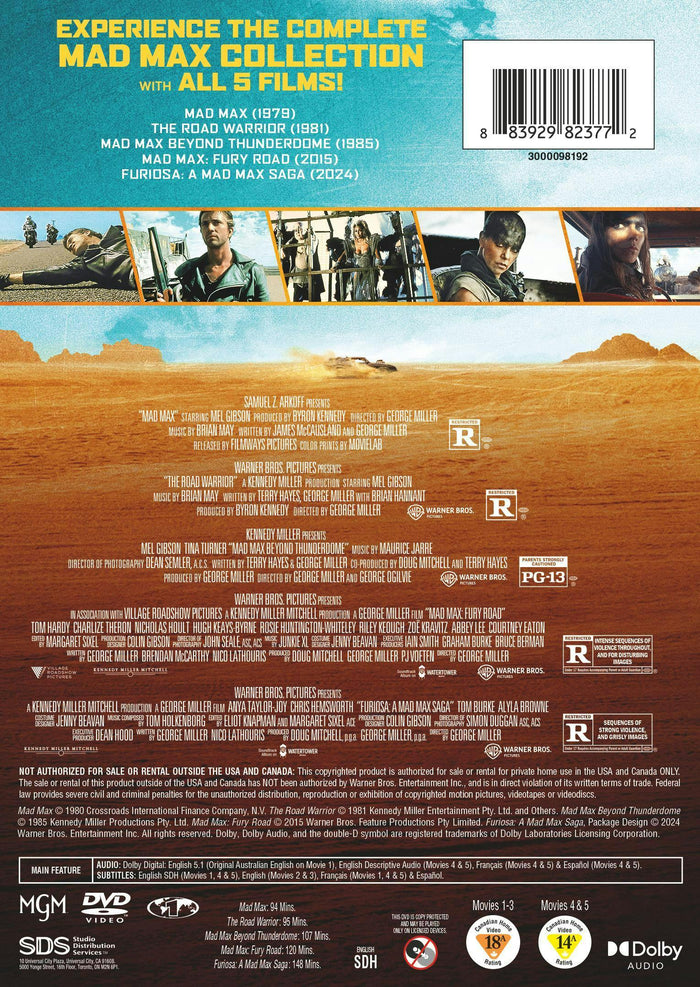 Mad Max 5-Film Collection [DVD]