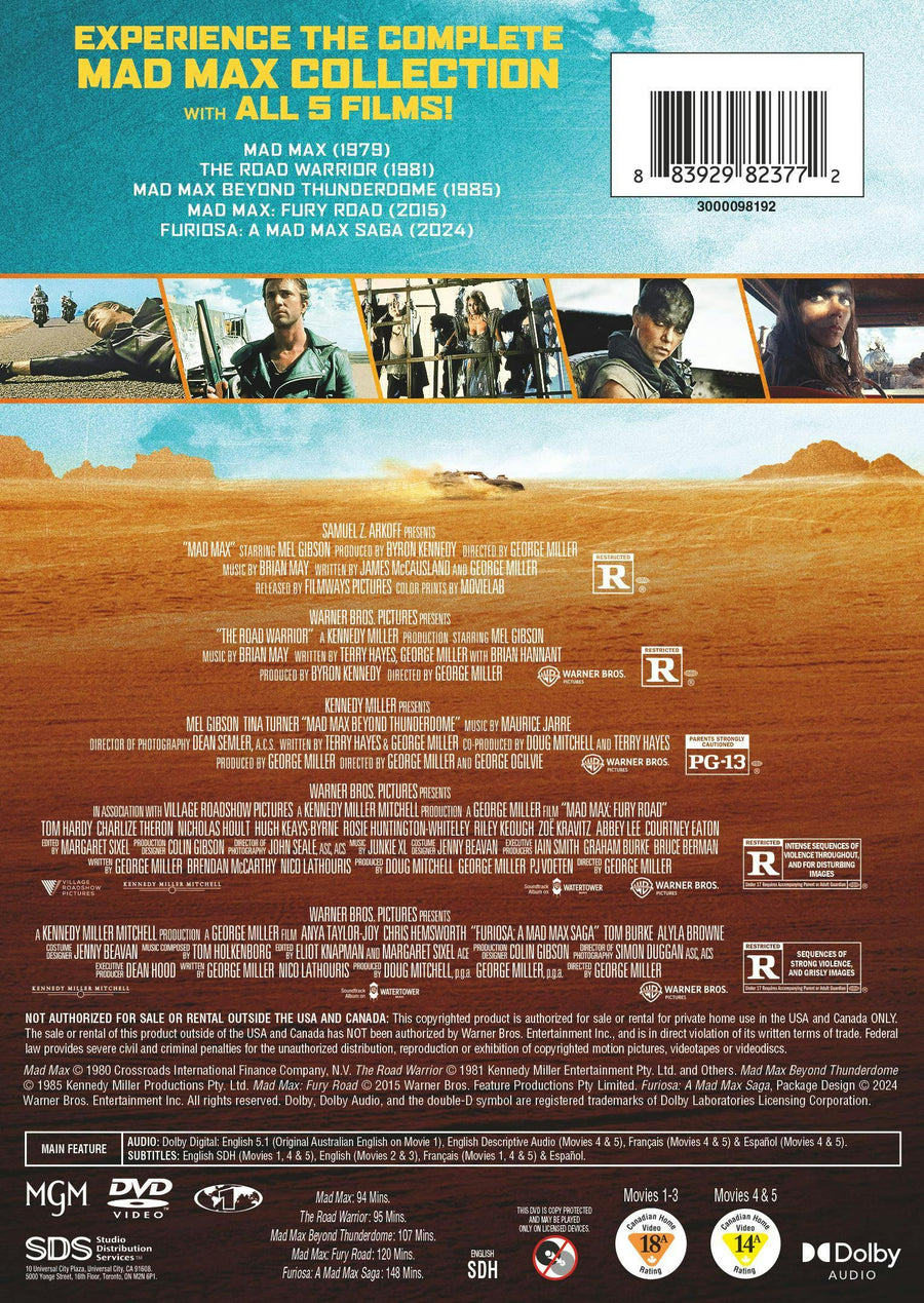 Mad Max 5-Film Collection [DVD]