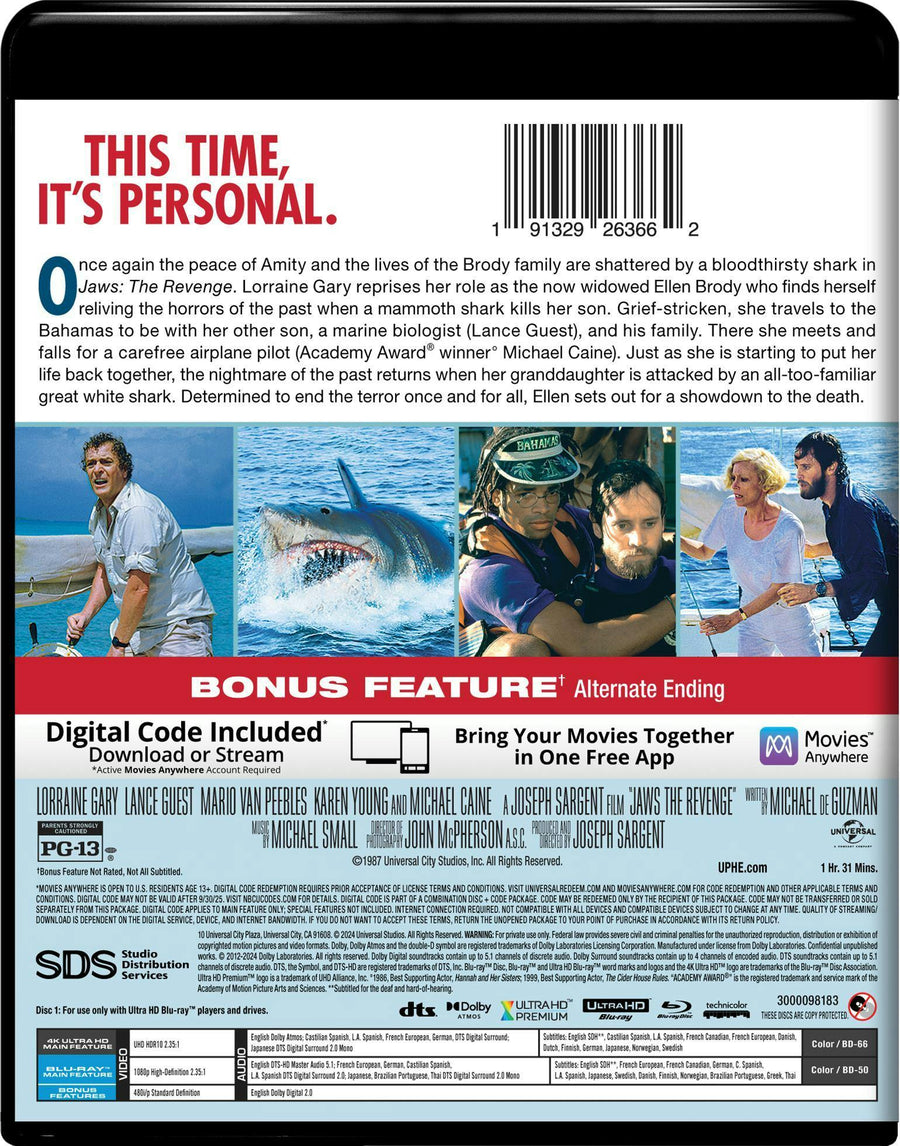 Jaws: The Revenge - 4K Ultra HD + Blu-ray + Digital (4K Ultra HD + Blu-ray) [UHD]