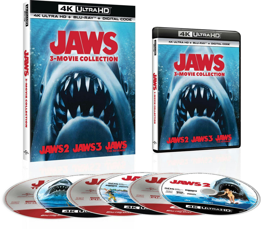 Jaws 3-Movie Collection 4K Ultra HD Blu-ray Digital (4K