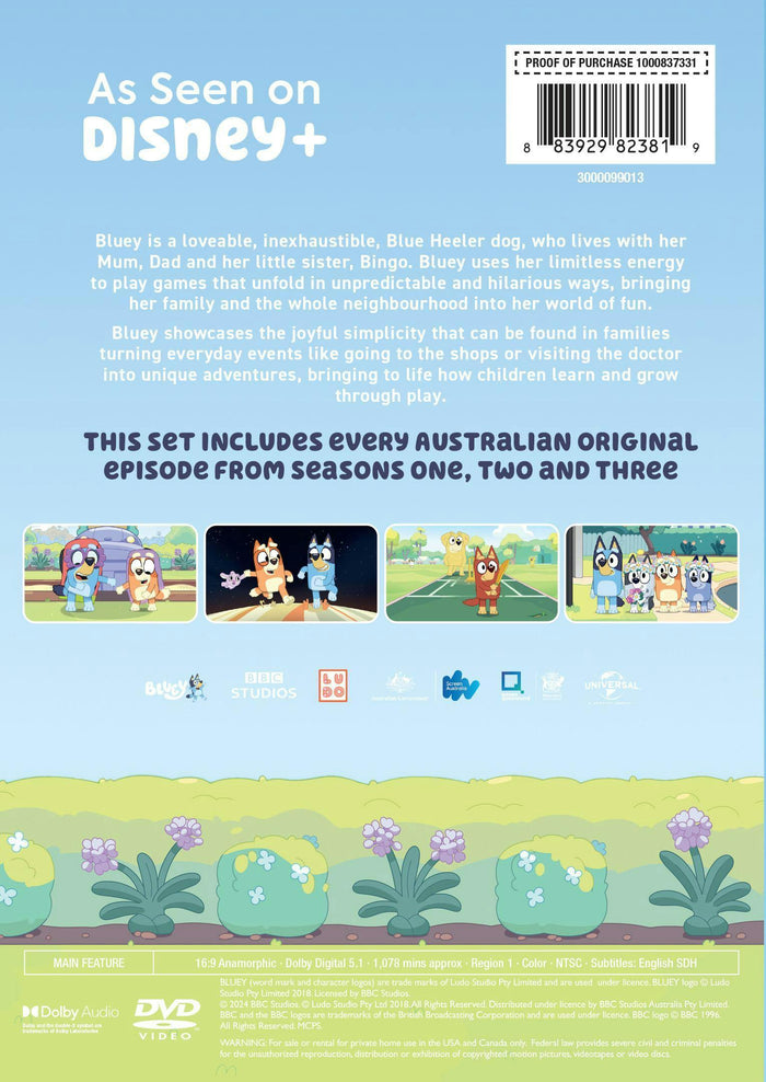 Bluey: Seasons 1-3 [DVD]
