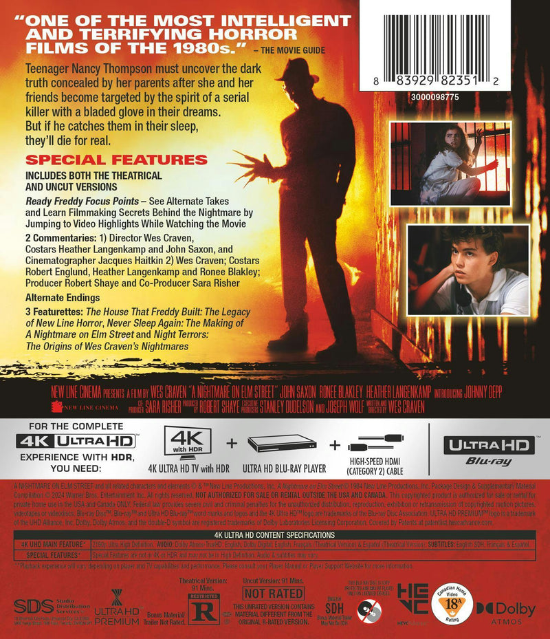 A Nightmare On Elm Street (4K Ultra HD) [UHD]