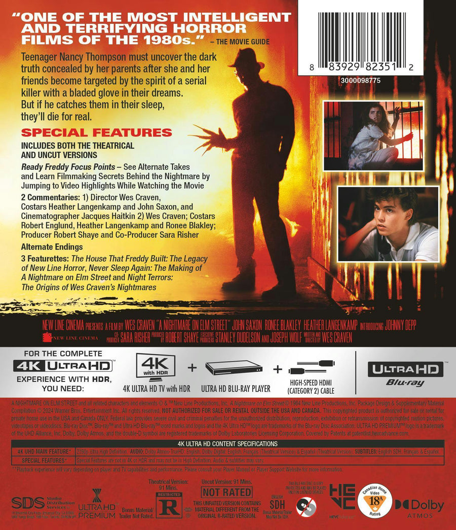 A Nightmare On Elm Street (4K Ultra HD) [UHD]