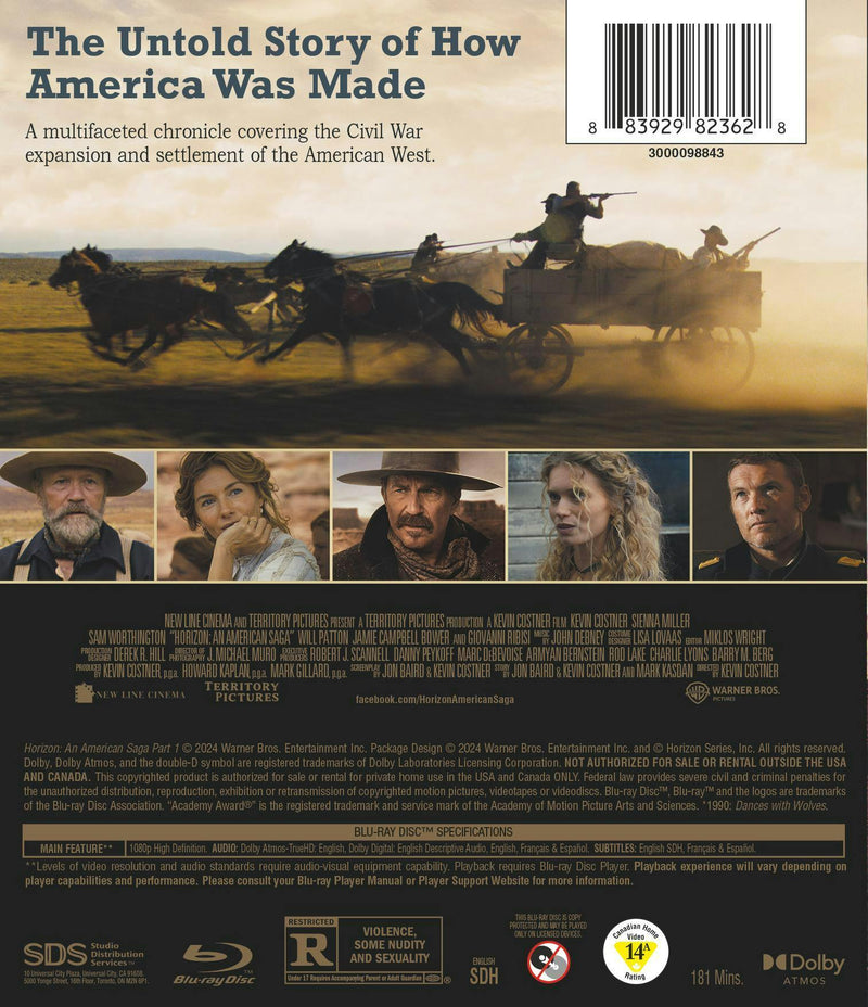 Horizon: An American Saga Chapter 1 [Blu-ray]