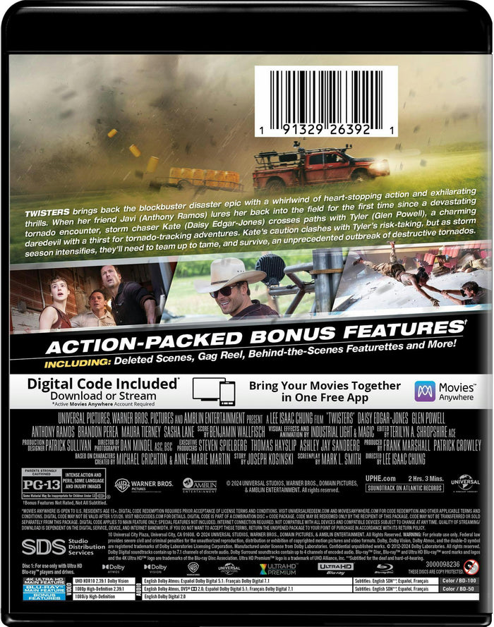 Twisters (4K Ultra HD + Blu-ray) [UHD]